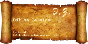 Dósa Zelmira névjegykártya